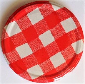 POKROV ZA VLAGANJE VELIKI KARO RDEČI 63 mm