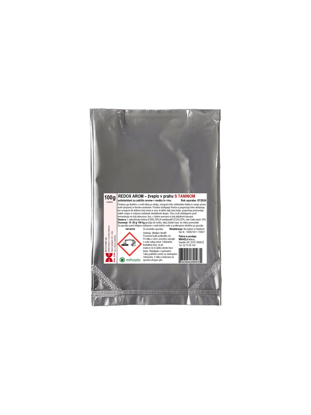 REDOX AROM 100 g - žveplo v prahu s taninom