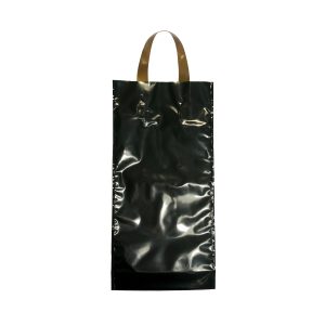 PVC darilna vrečka za olje 1 liter v temno zeleni barvi